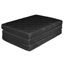 Skládací matrace MEDICAL PUR 195 x 100 x 8 cm, potah TRIMTEX BLACK